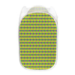 Mardi Gras Fat Tuesday Pattern Print Mesh Laundry Hamper