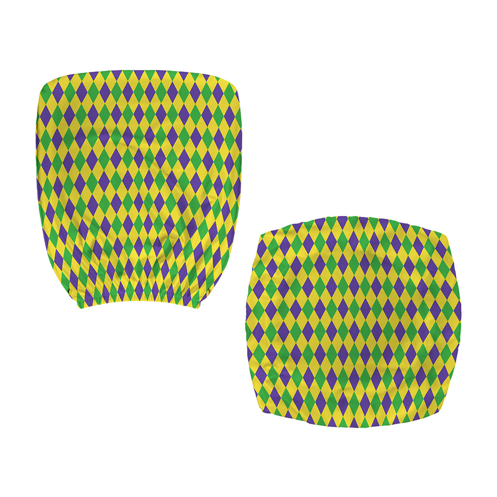 Mardi Gras Fat Tuesday Pattern Print Office Chair Cover