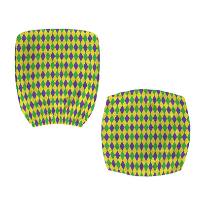 Mardi Gras Fat Tuesday Pattern Print Office Chair Cover
