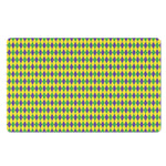 Mardi Gras Fat Tuesday Pattern Print Polyester Doormat
