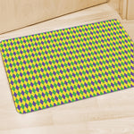 Mardi Gras Fat Tuesday Pattern Print Polyester Doormat