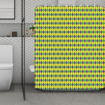 Mardi Gras Fat Tuesday Pattern Print Polyester Shower Curtain