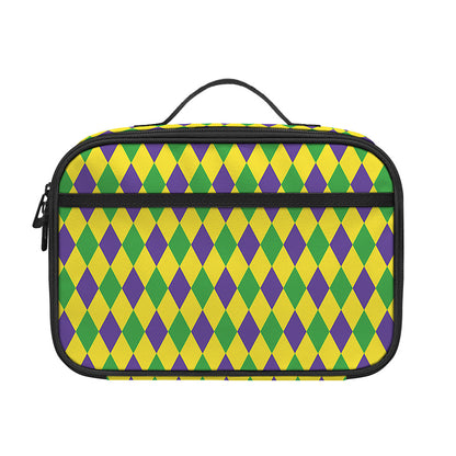 Mardi Gras Fat Tuesday Pattern Print Portable Lunch Bag
