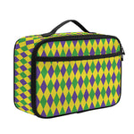 Mardi Gras Fat Tuesday Pattern Print Portable Lunch Bag