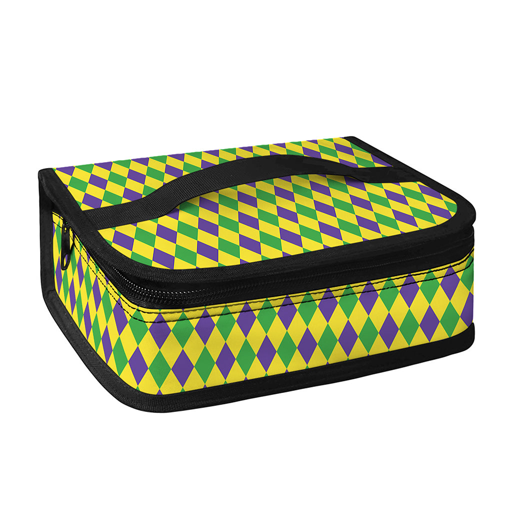 Mardi Gras Fat Tuesday Pattern Print Small Lunch Bag