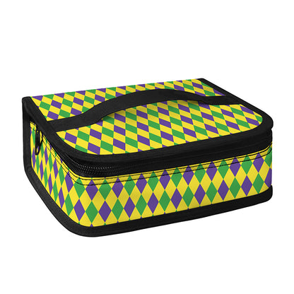 Mardi Gras Fat Tuesday Pattern Print Small Lunch Bag