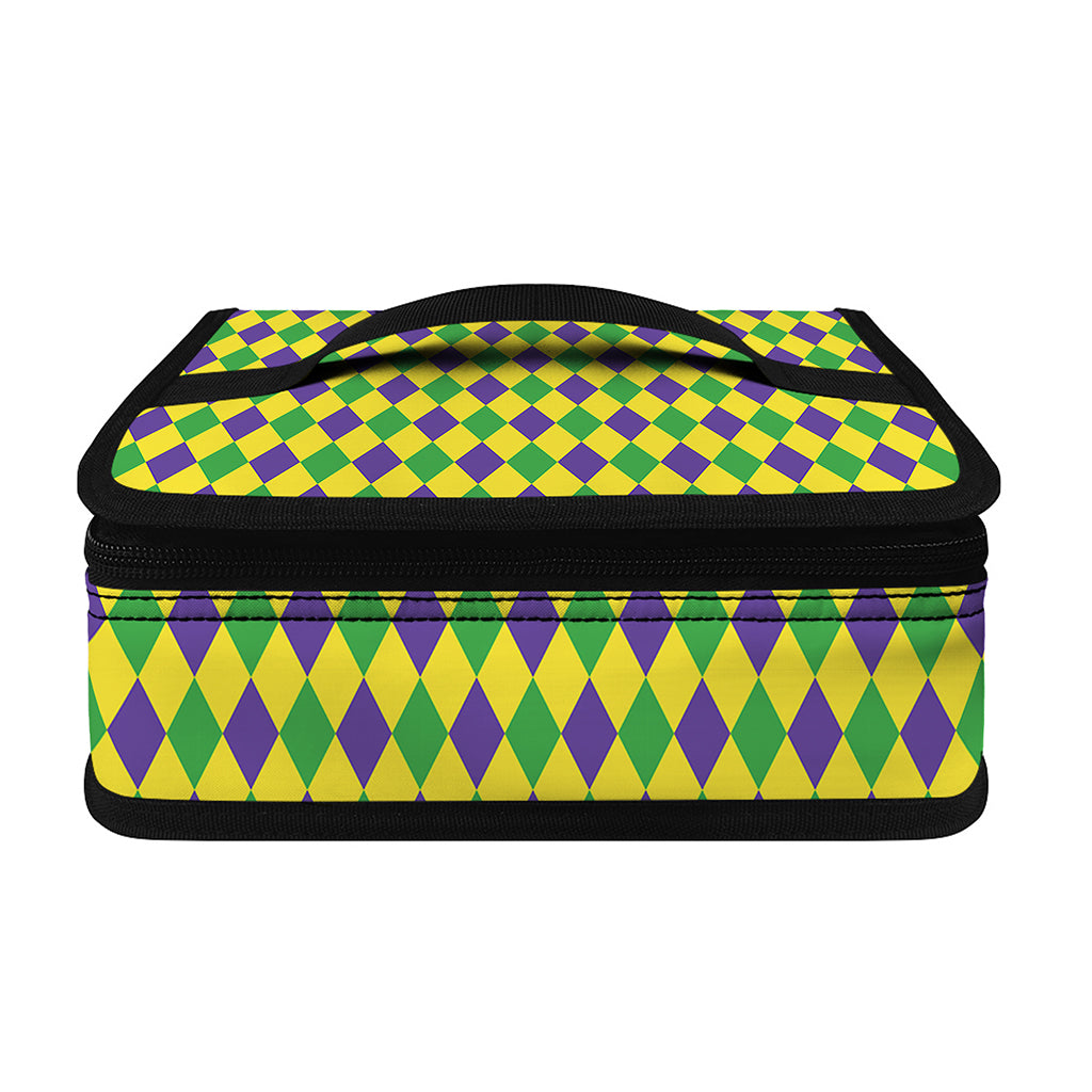 Mardi Gras Fat Tuesday Pattern Print Small Lunch Bag