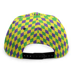 Mardi Gras Fat Tuesday Pattern Print Snapback Cap