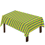 Mardi Gras Fat Tuesday Pattern Print Tablecloth
