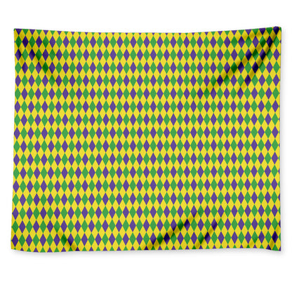 Mardi Gras Fat Tuesday Pattern Print Tapestry