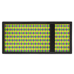 Mardi Gras Fat Tuesday Pattern Print Trifold Wallet