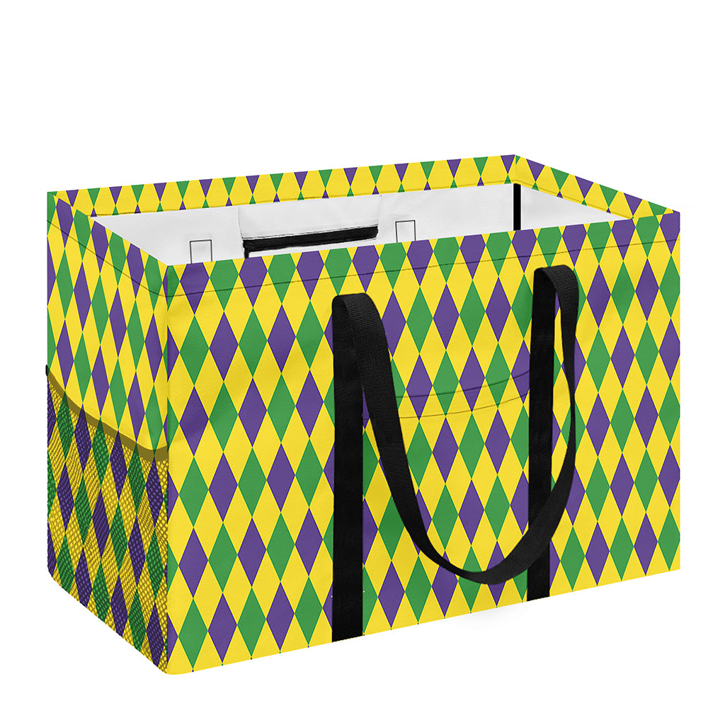 Mardi Gras Fat Tuesday Pattern Print Utility Tote Bag