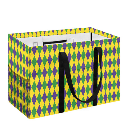 Mardi Gras Fat Tuesday Pattern Print Utility Tote Bag
