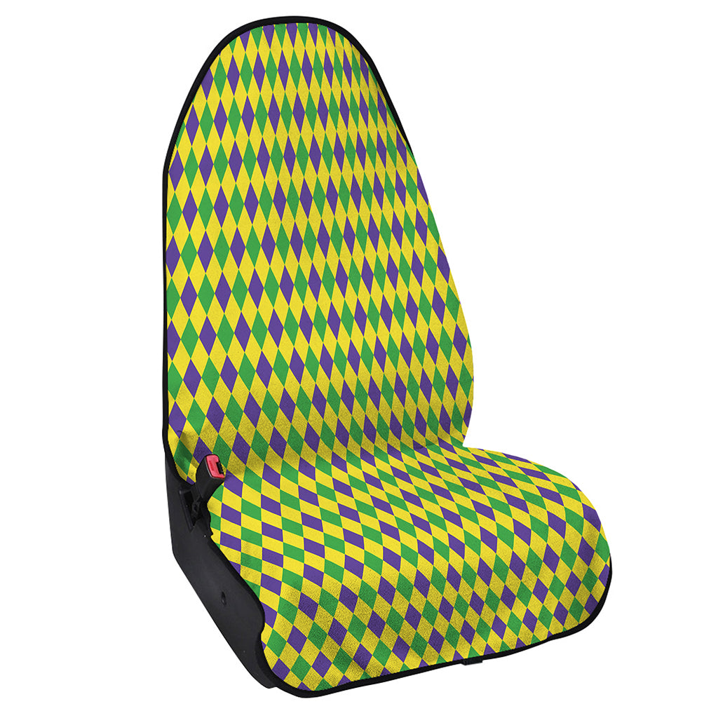 Mardi Gras Fat Tuesday Pattern Print Waterproof Car Seat Cover