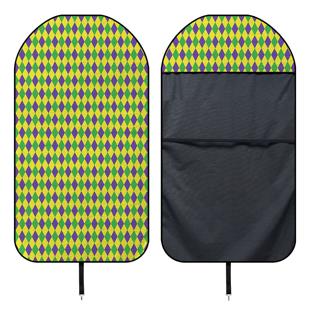 Mardi Gras Fat Tuesday Pattern Print Waterproof Car Seat Cover