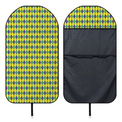 Mardi Gras Fat Tuesday Pattern Print Waterproof Car Seat Cover