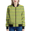 Mardi Gras Fat Tuesday Pattern Print Women's Bomber Jacket