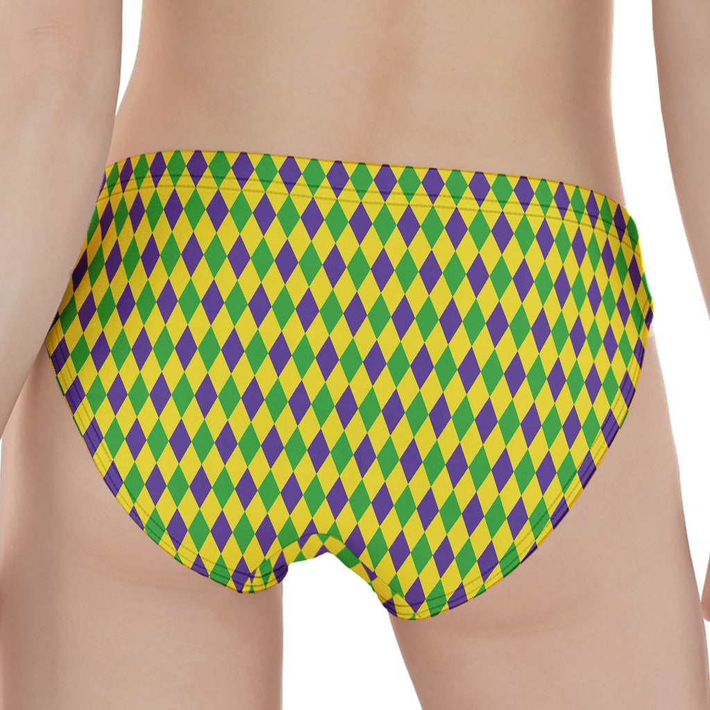 Mardi Gras Fat Tuesday Pattern Print Women's Panties