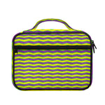 Mardi Gras Fat Tuesday Zigzag Print Briefcase Bible Bag
