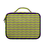 Mardi Gras Fat Tuesday Zigzag Print Briefcase Bible Bag