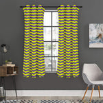 Mardi Gras Fat Tuesday Zigzag Print Curtain