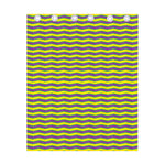 Mardi Gras Fat Tuesday Zigzag Print Curtain