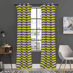 Mardi Gras Fat Tuesday Zigzag Print Curtain