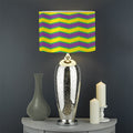 Mardi Gras Fat Tuesday Zigzag Print Drum Lamp Shade