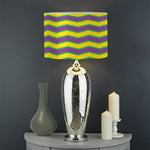 Mardi Gras Fat Tuesday Zigzag Print Drum Lamp Shade