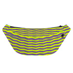 Mardi Gras Fat Tuesday Zigzag Print Fanny Pack