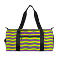 Mardi Gras Fat Tuesday Zigzag Print Gym Bag