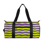 Mardi Gras Fat Tuesday Zigzag Print Gym Bag