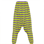 Mardi Gras Fat Tuesday Zigzag Print Hammer Pants