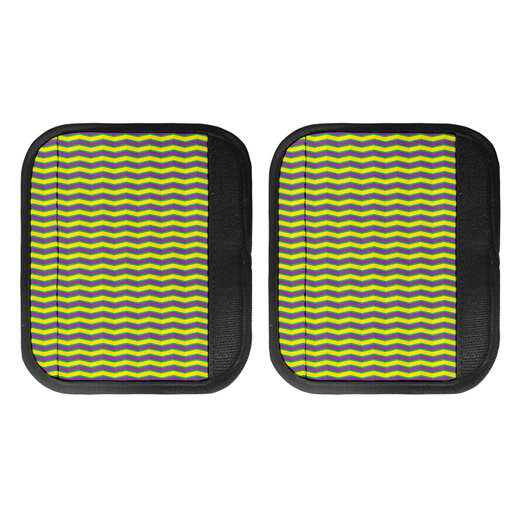 Mardi Gras Fat Tuesday Zigzag Print Handle Covers