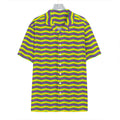 Mardi Gras Fat Tuesday Zigzag Print Hawaiian Shirt