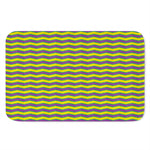Mardi Gras Fat Tuesday Zigzag Print Indoor Door Mat