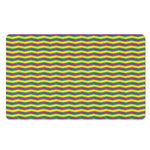 Mardi Gras Fat Tuesday Zigzag Print Polyester Doormat