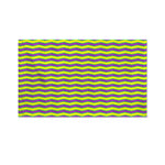 Mardi Gras Fat Tuesday Zigzag Print Polyester Flag