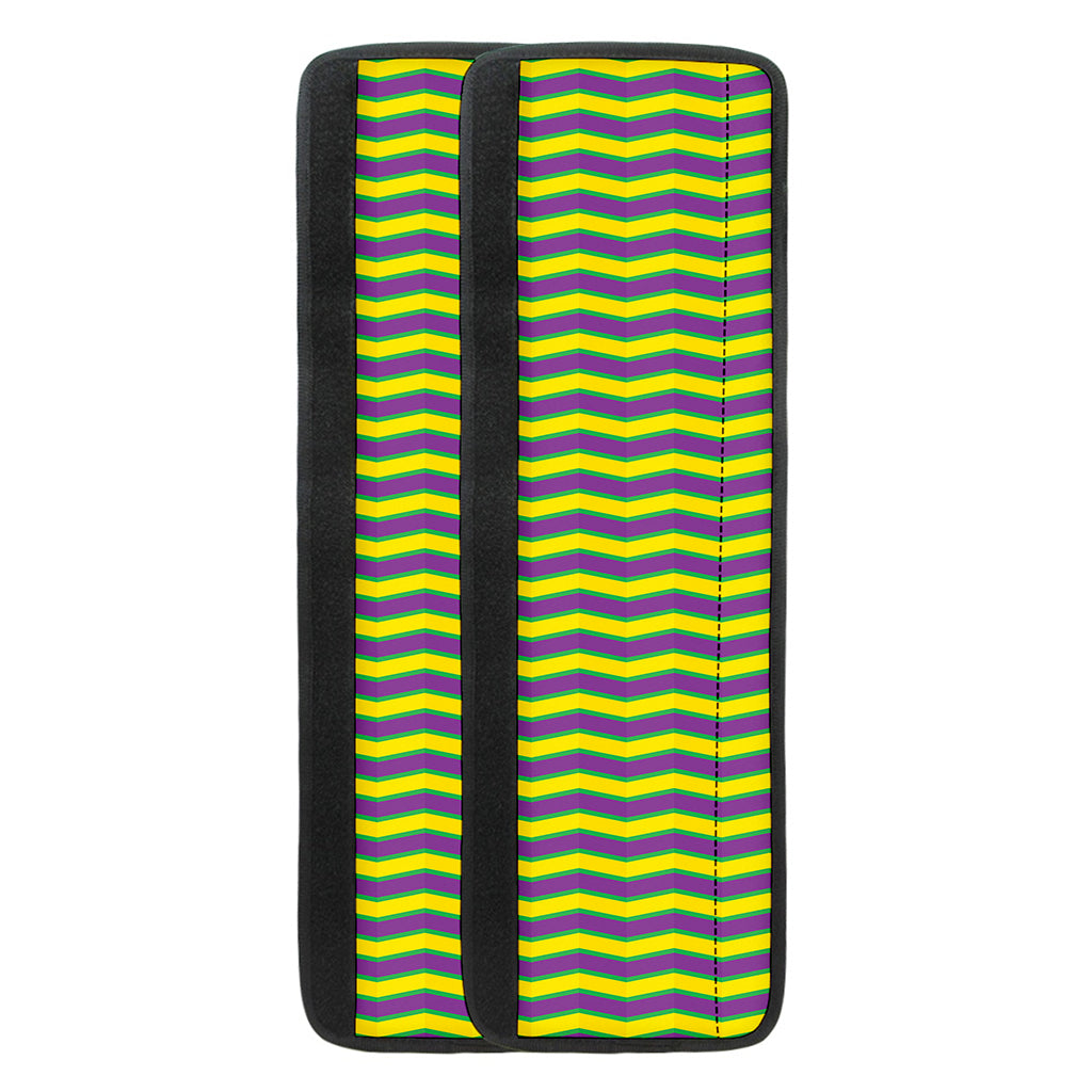 Mardi Gras Fat Tuesday Zigzag Print Refrigerator Handle Covers