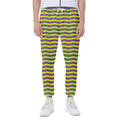 Mardi Gras Fat Tuesday Zigzag Print Joggers