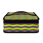 Mardi Gras Fat Tuesday Zigzag Print Small Lunch Bag