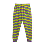Mardi Gras Fat Tuesday Zigzag Print Sweatpants