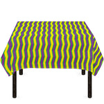 Mardi Gras Fat Tuesday Zigzag Print Tablecloth