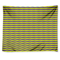 Mardi Gras Fat Tuesday Zigzag Print Tapestry
