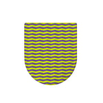 Mardi Gras Fat Tuesday Zigzag Print Toilet Lid Cover