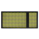 Mardi Gras Fat Tuesday Zigzag Print Trifold Wallet
