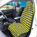 Mardi Gras Fat Tuesday Zigzag Print Waterproof Car Seat Cover