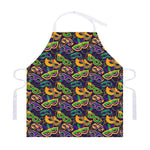Mardi Gras Festival Pattern Print Adjustable Apron