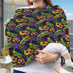 Mardi Gras Festival Pattern Print Baby Seat Cover