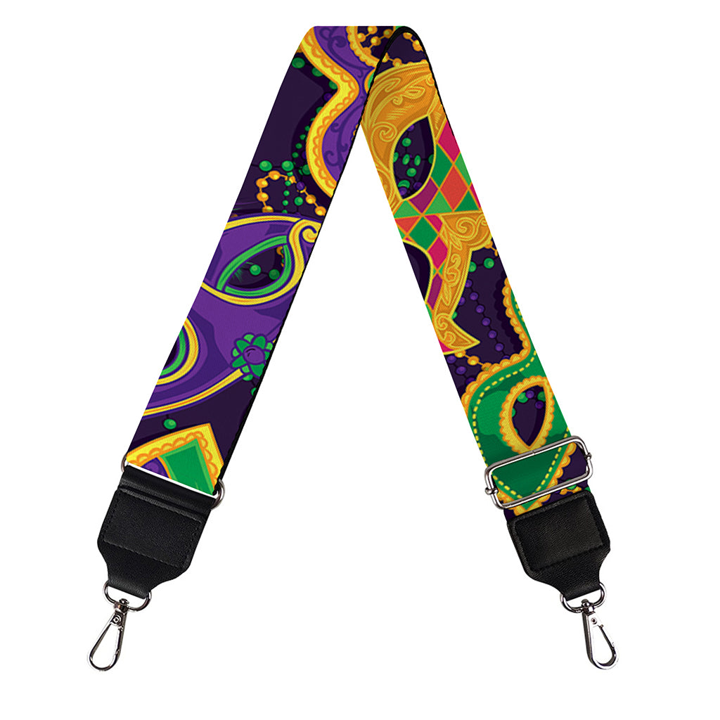 Mardi Gras Festival Pattern Print Bag Strap